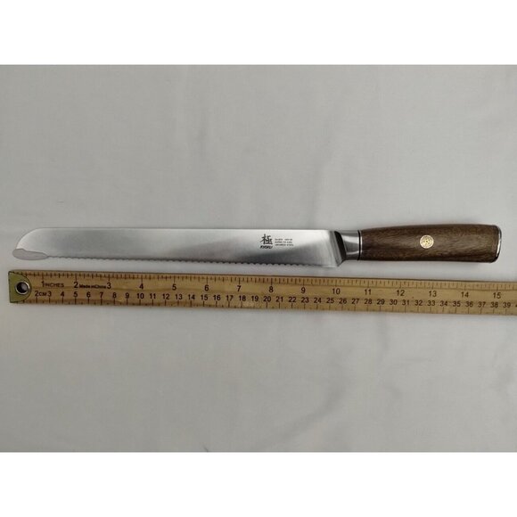 KYOKU Bread Knife 10" Daimyo Series Japanese Damascus Steel Blade SharpKnife - Picture 2 of 8